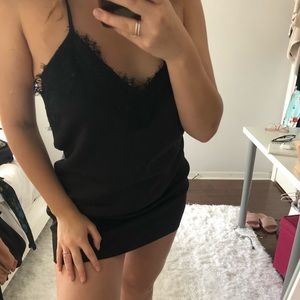 Black Zara Shift Streetstyle Dress